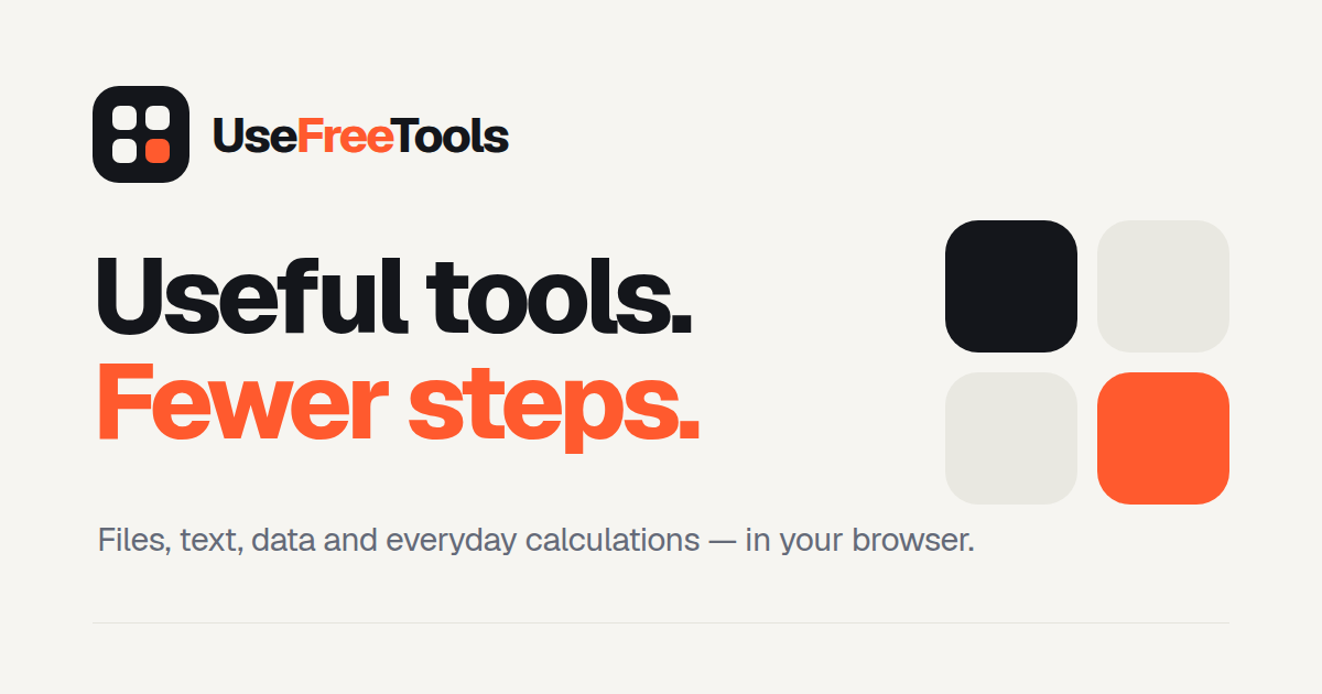 UseFreeTools screenshot
